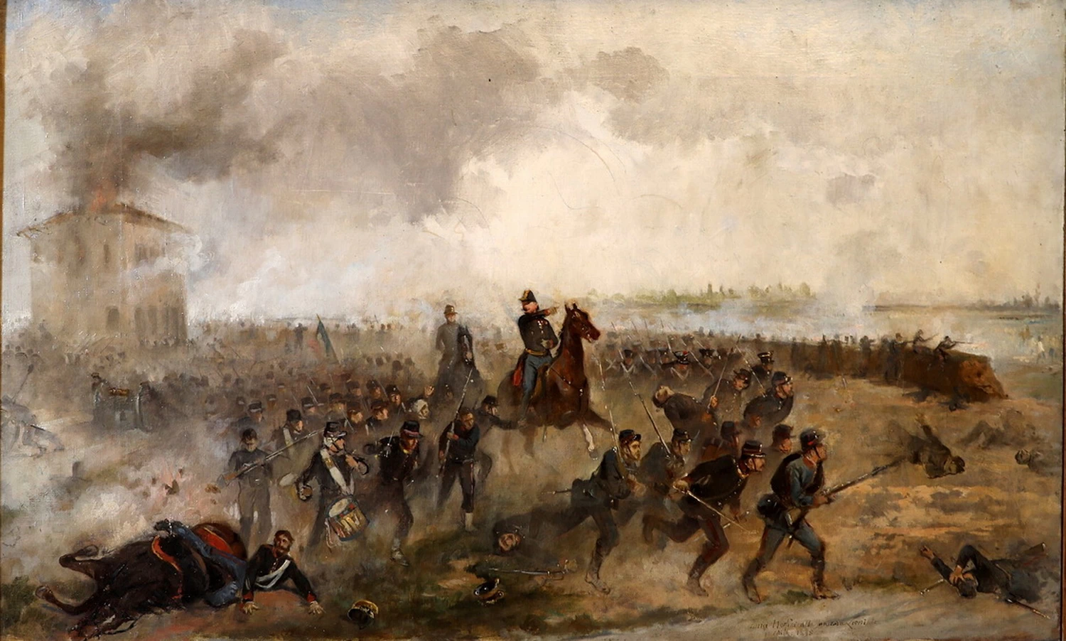 La battaglia di Curtatone - Museo Nazionale do Palazzo Mansi, Lucca